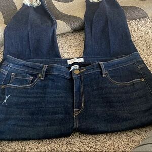 Lane Bryant Dark Blue Denim Jeans